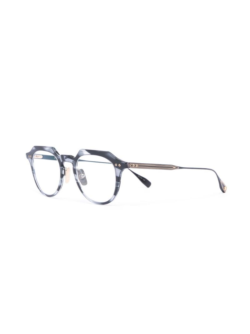 Black Oku Round Optical Glasses