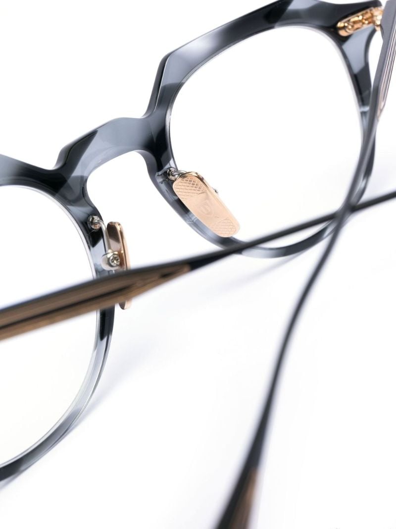 Black Oku Round Optical Glasses