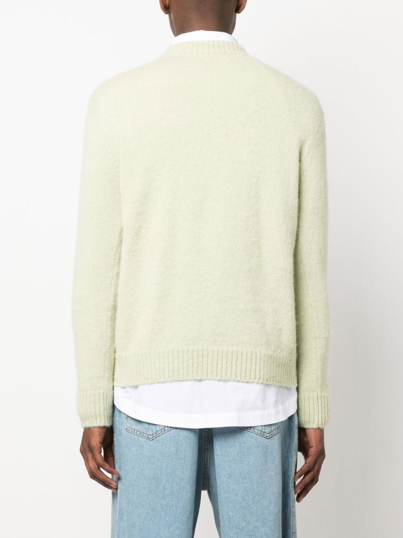 Green Crew Neck Sweater