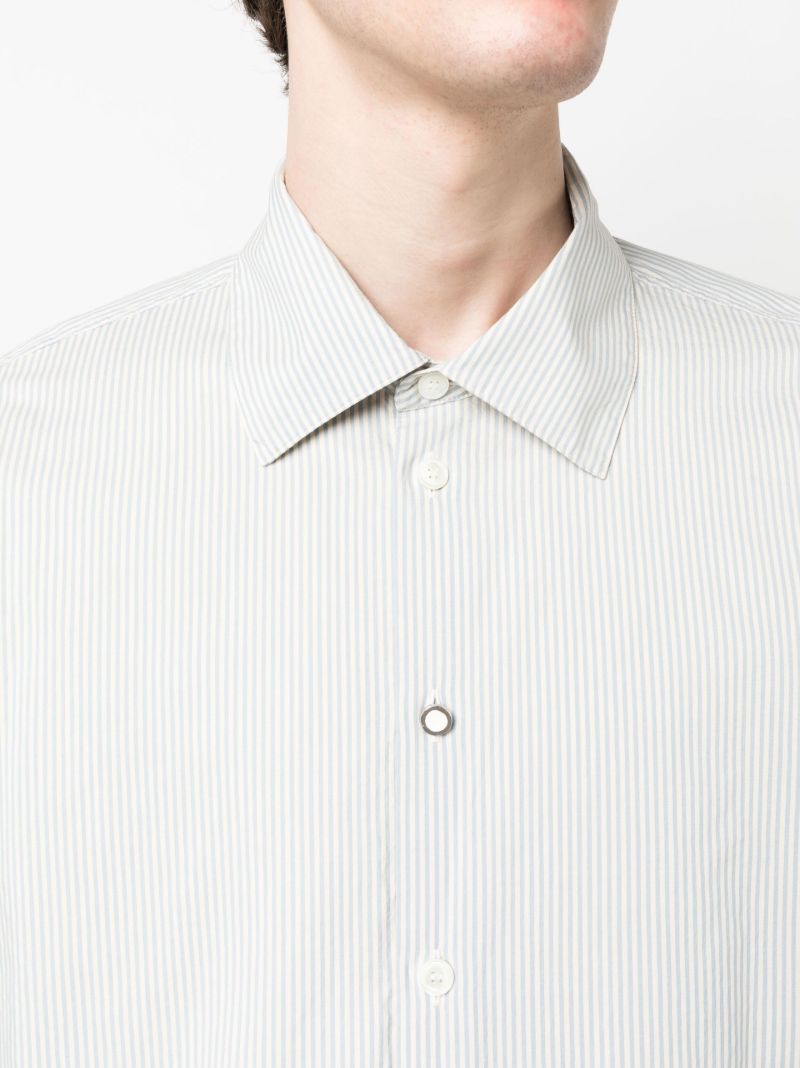 White Striped Cotton Shirt