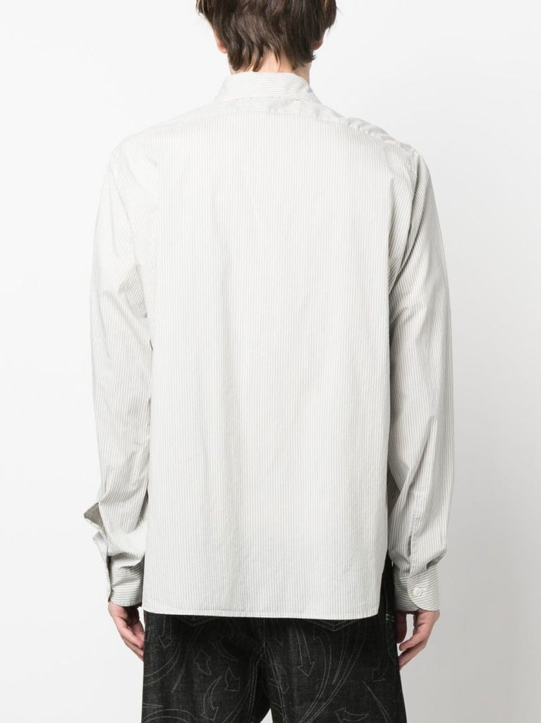White Striped Cotton Shirt