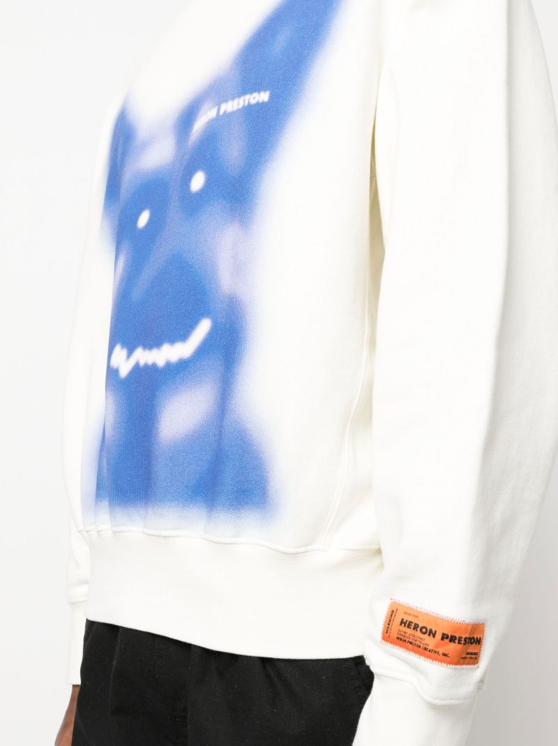 White Beware of Dog Sweatshirt