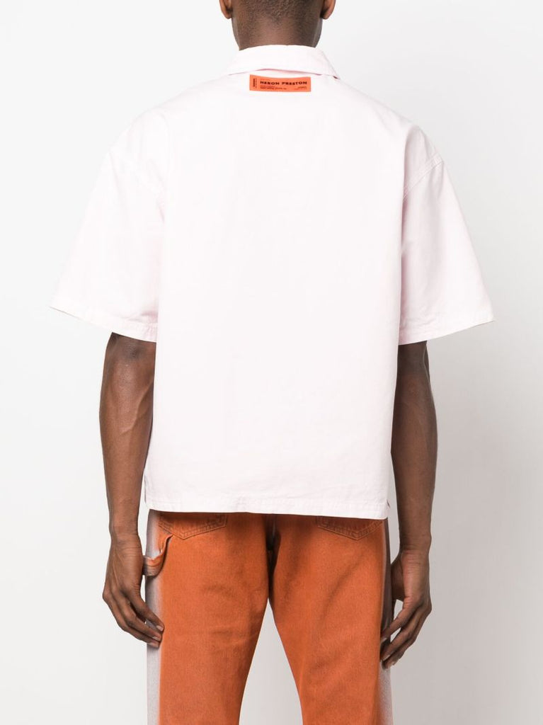 Pink Logo AppliquÃ_x0083_Â© Polo Shirt