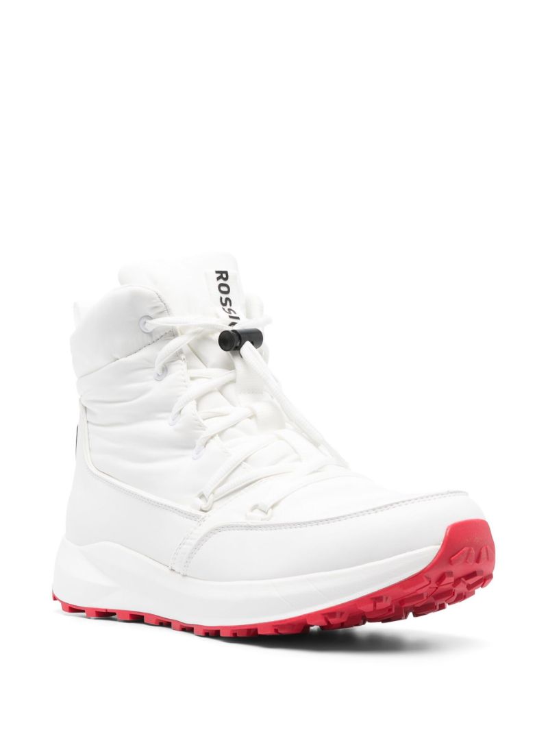 White Outdoor Podium Boots