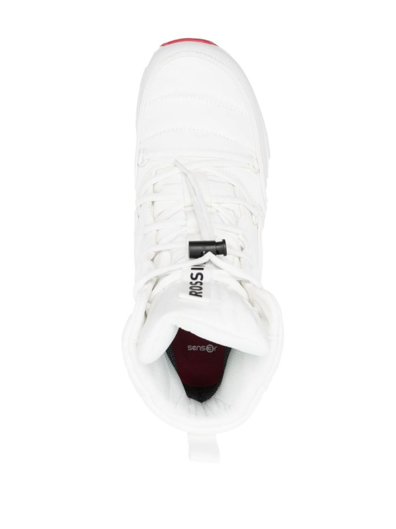 White Outdoor Podium Boots