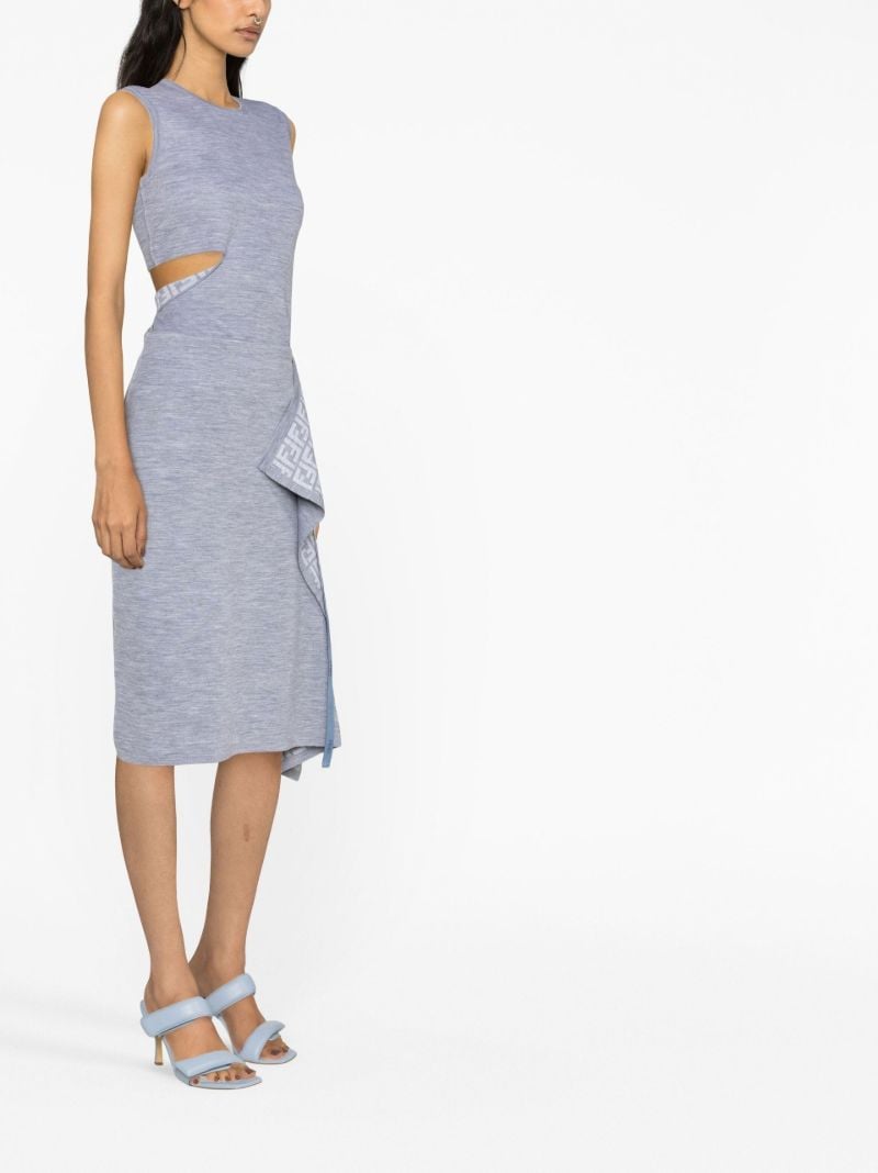 Grey Reversible Wool Vest Top