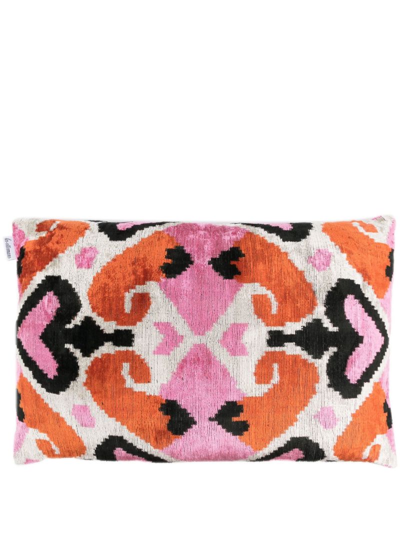 Orange Silk Cushion