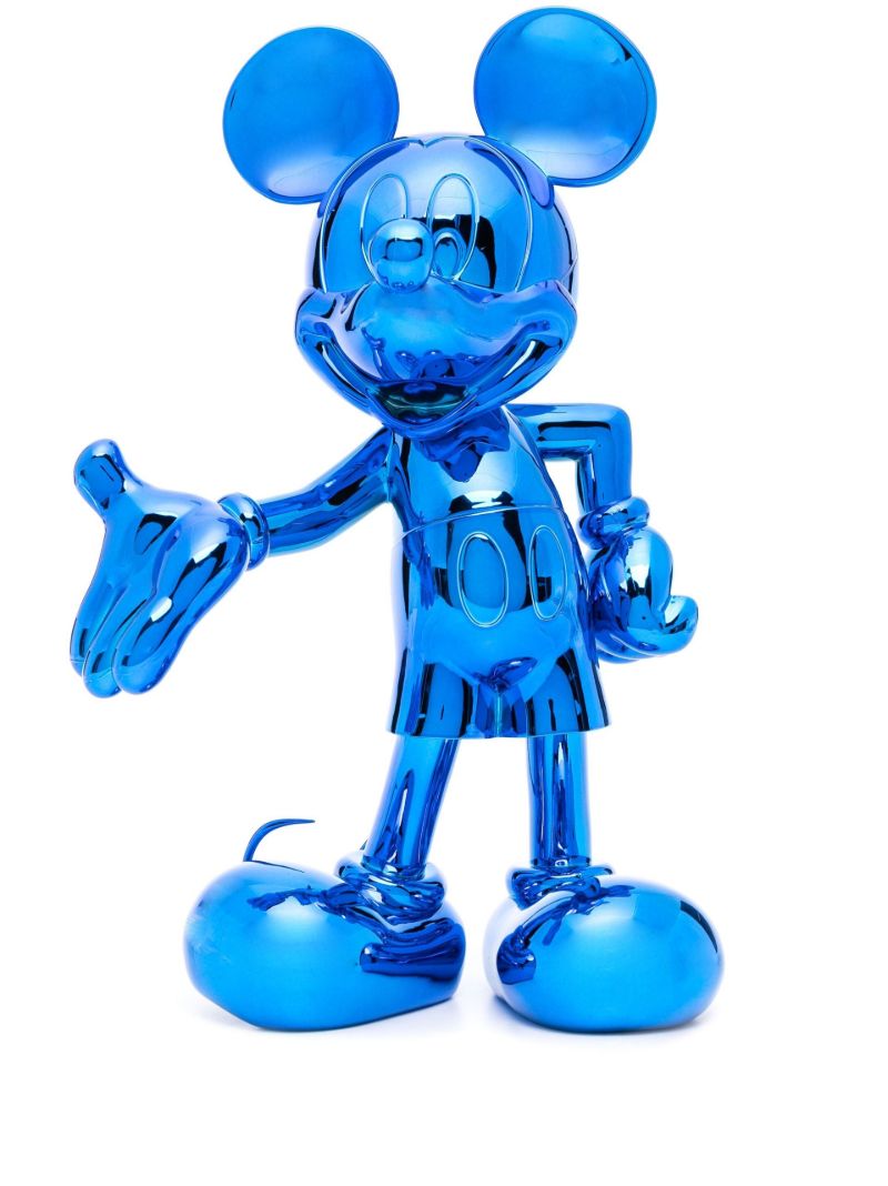 Blue 30cm Chrome Mickey Welcome Collectible