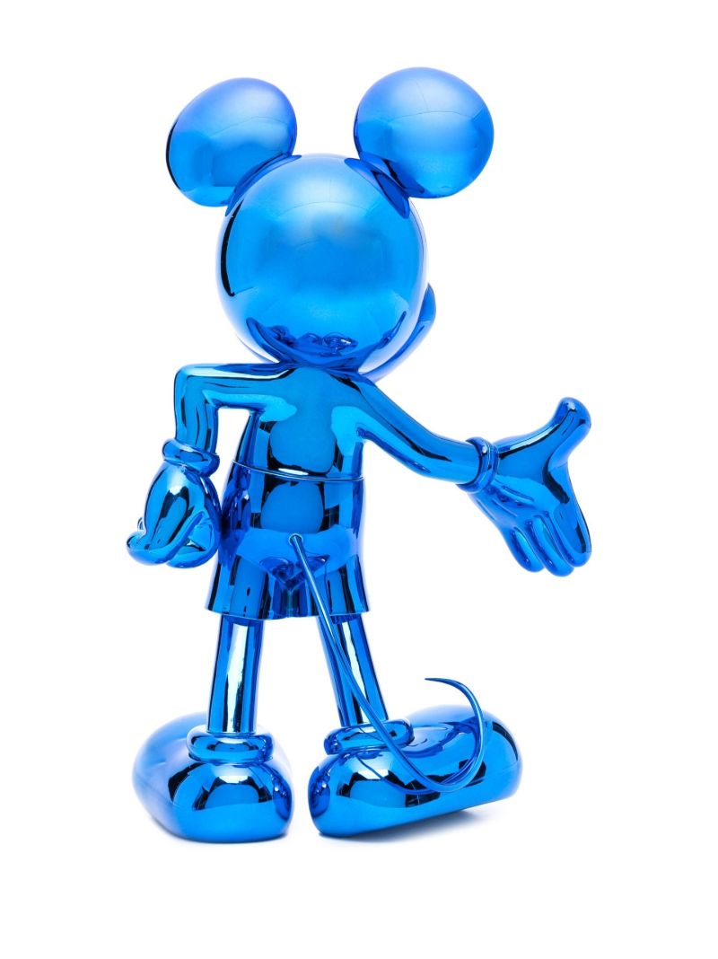 Blue 30cm Chrome Mickey Welcome Collectible