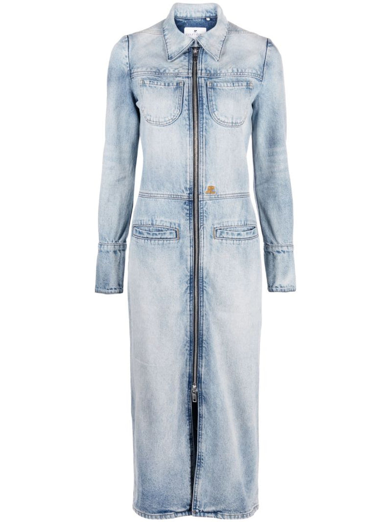 Blue Cotton Denim Jacket