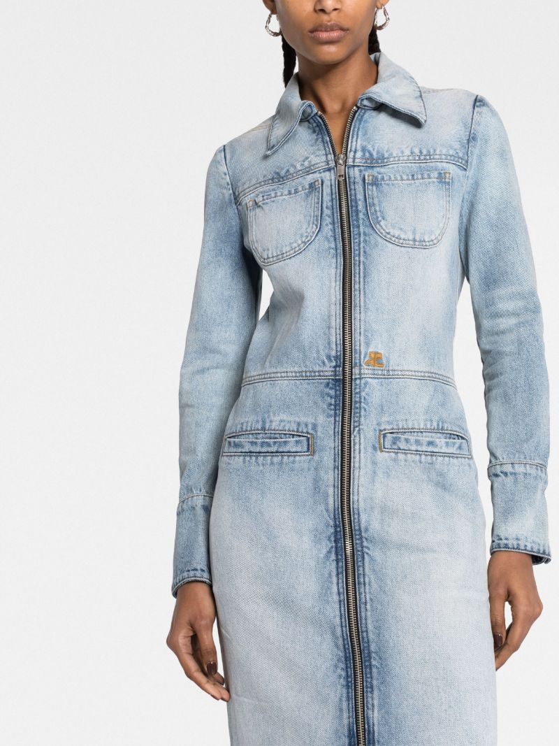 Blue Cotton Denim Jacket