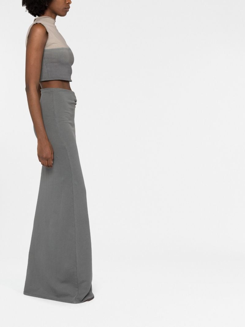 Grey Organic Cotton Maxi Skirt