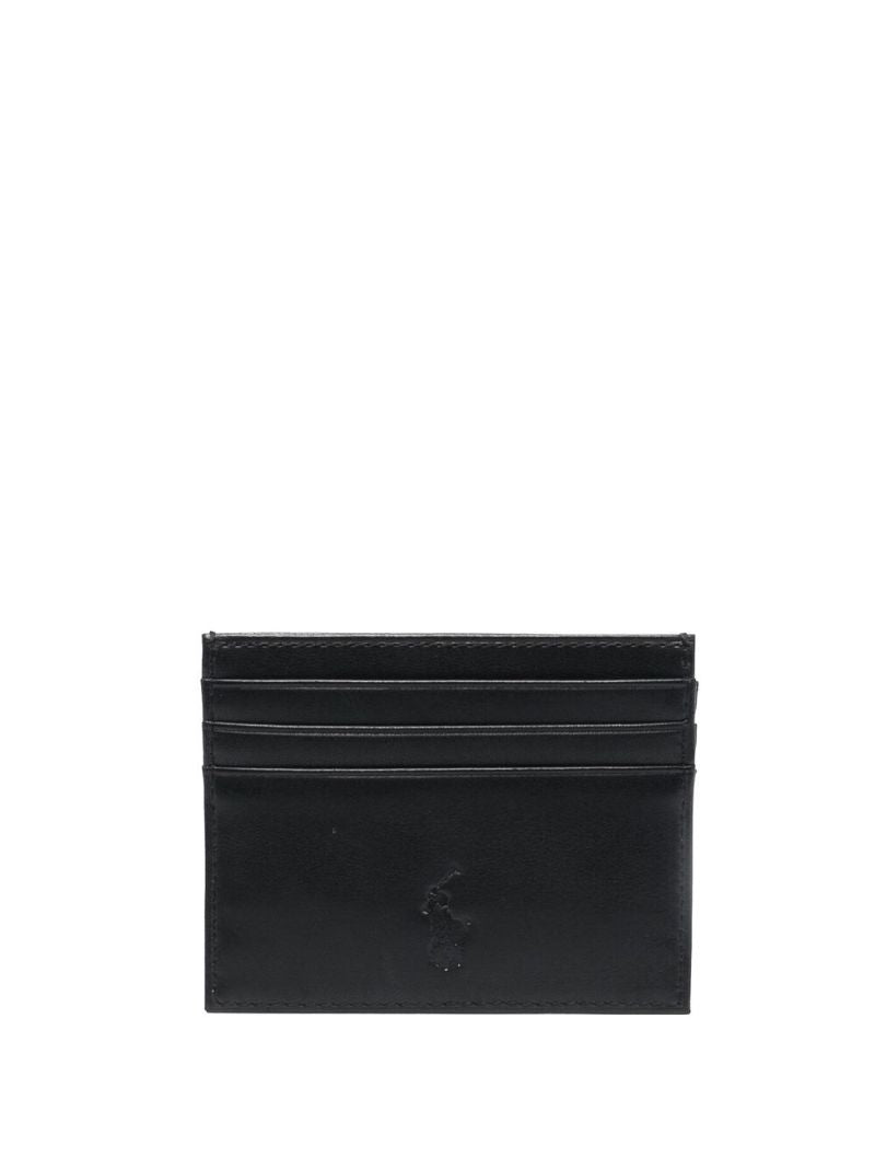 Black Leather Belt and Cardholder Set
