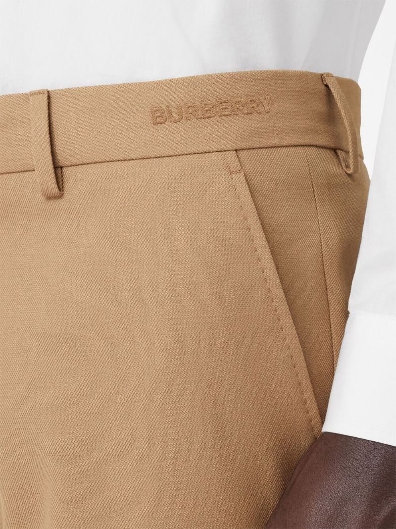 Brown Classic Fit Tailored Trousers