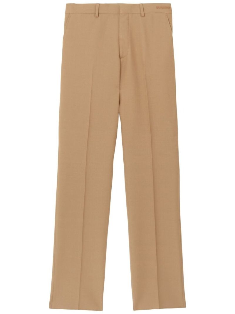 Brown Classic Fit Tailored Trousers