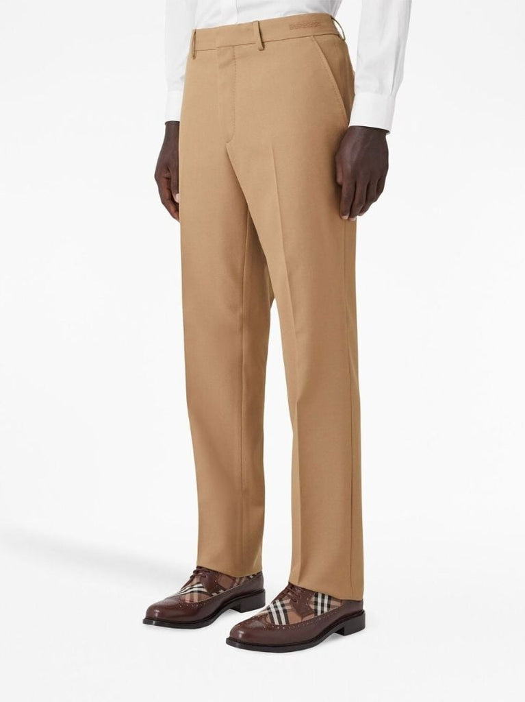 Brown Classic Fit Tailored Trousers