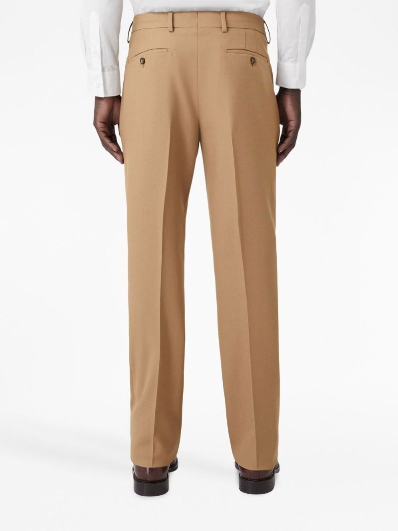 Brown Classic Fit Tailored Trousers