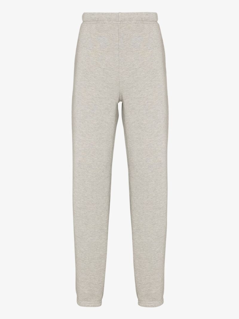 Grey Cotton Track Pants