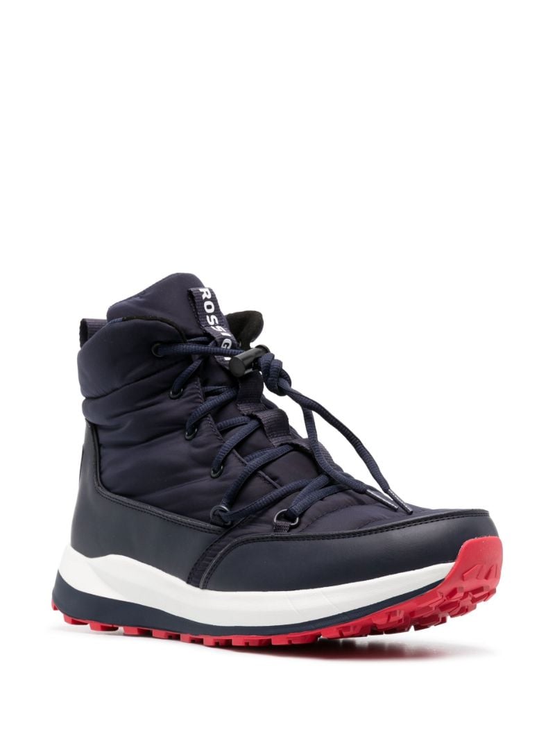 Blue Podium Padded Boots