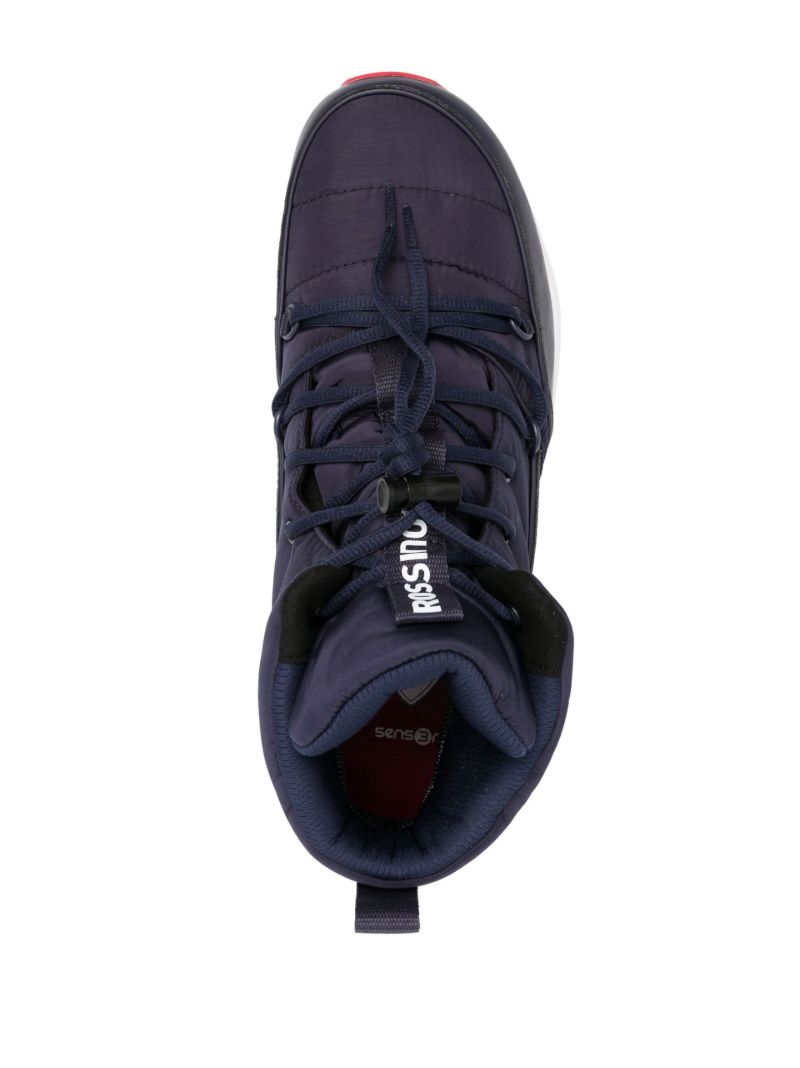 Blue Podium Padded Boots