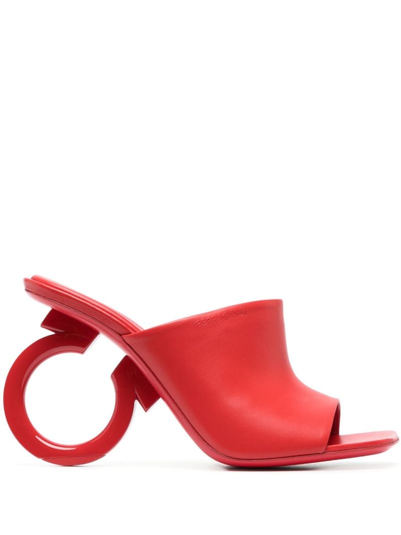 Red Astro 105 Leather Mules