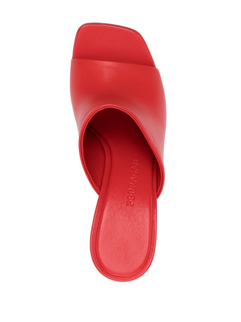 Red Astro 105 Leather Mules
