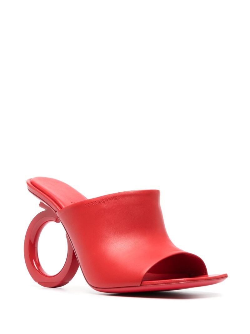 Red Astro 105 Leather Mules