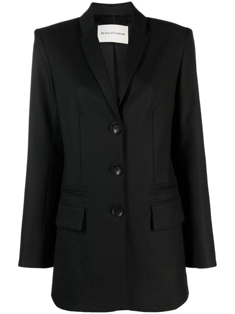 Black Porter Single-breasted Blazer