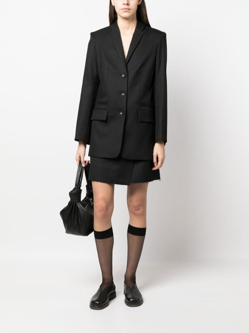 Black Porter Single-breasted Blazer