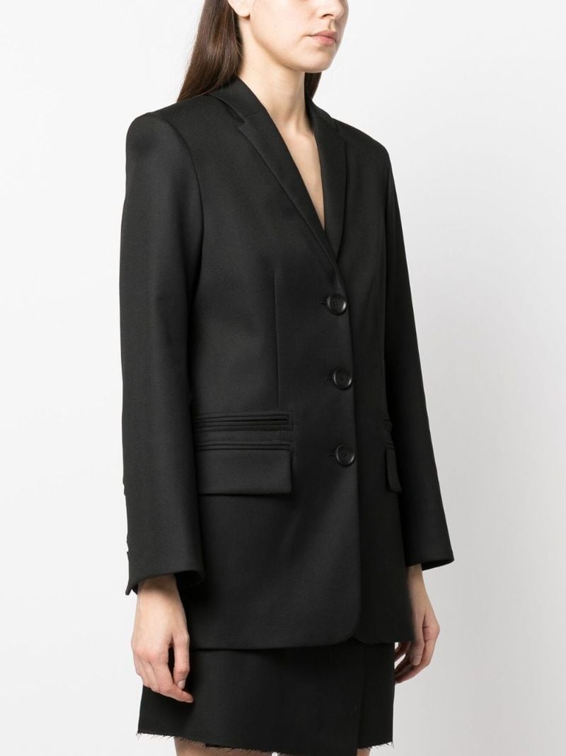 Black Porter Single-breasted Blazer