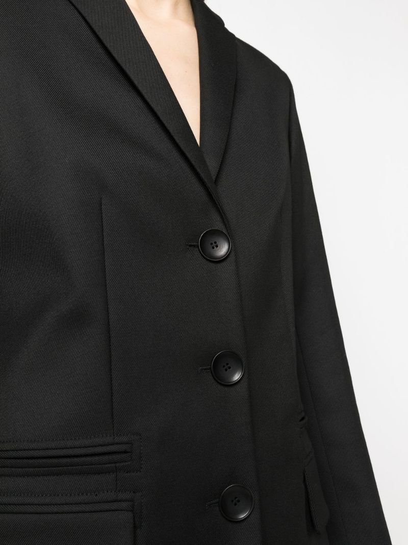 Black Porter Single-breasted Blazer