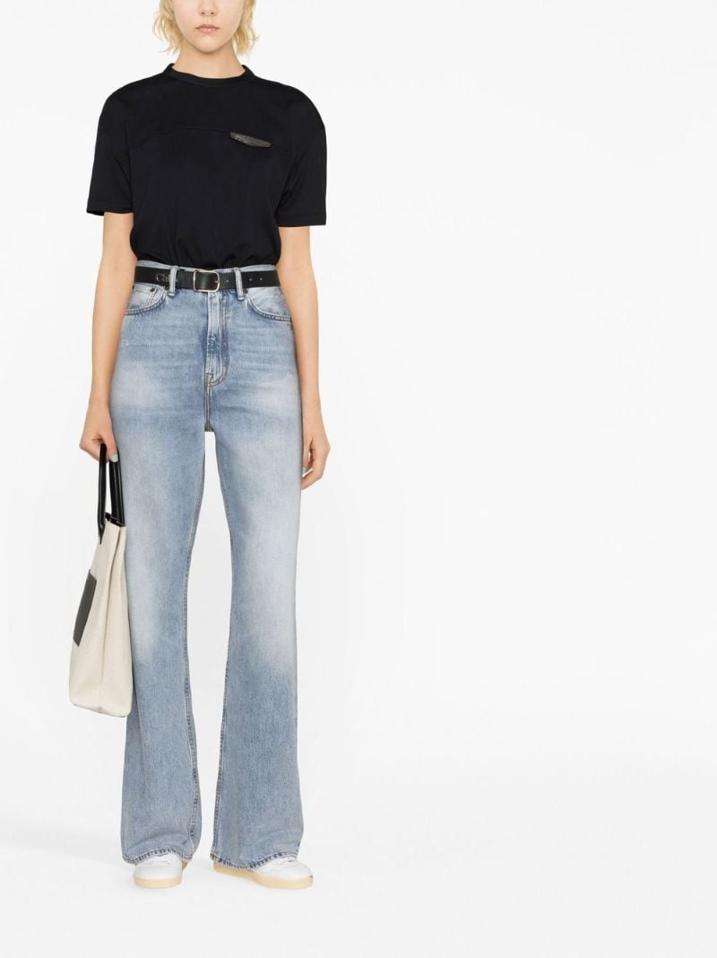Black Monili Embellished T-shirt