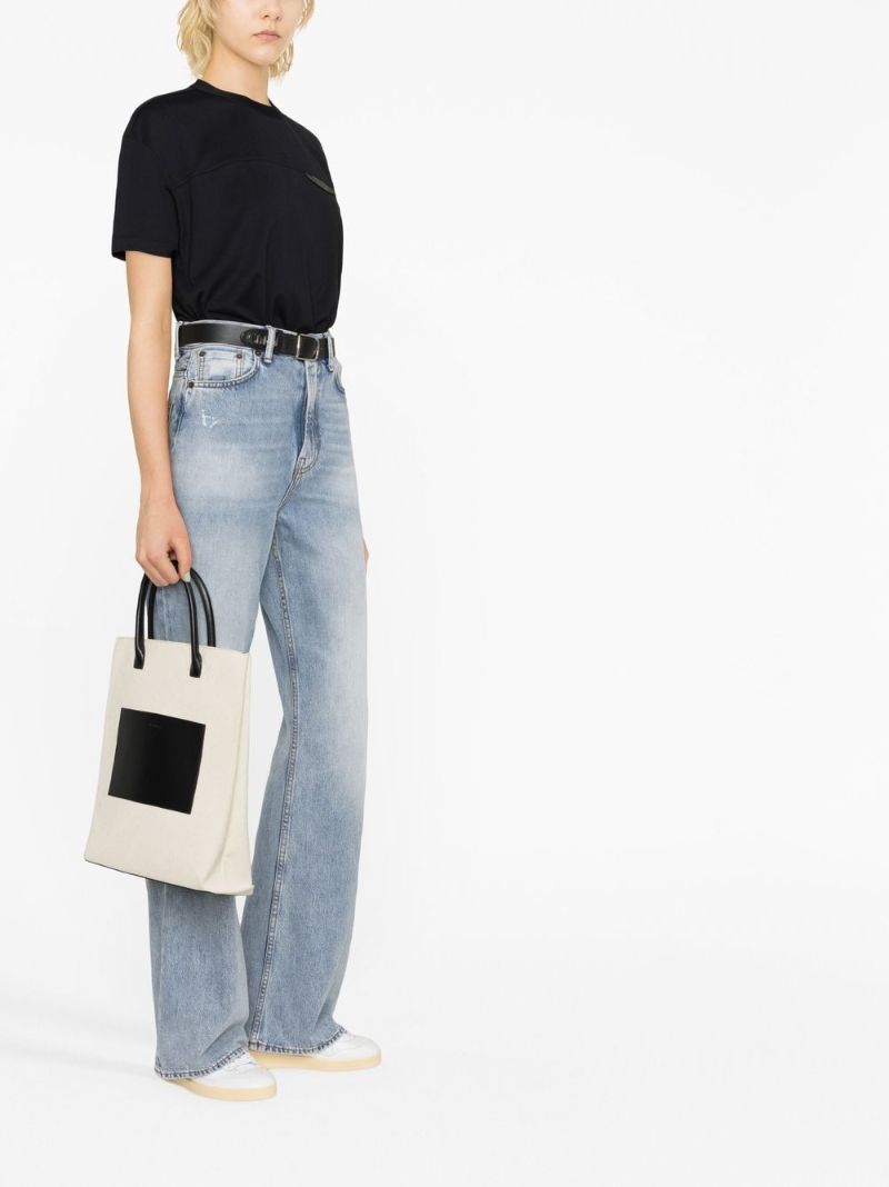 Black Monili Embellished T-shirt
