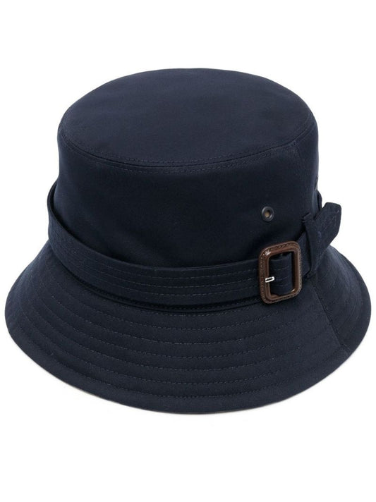 Blue Buckle Detail Bucket Hat