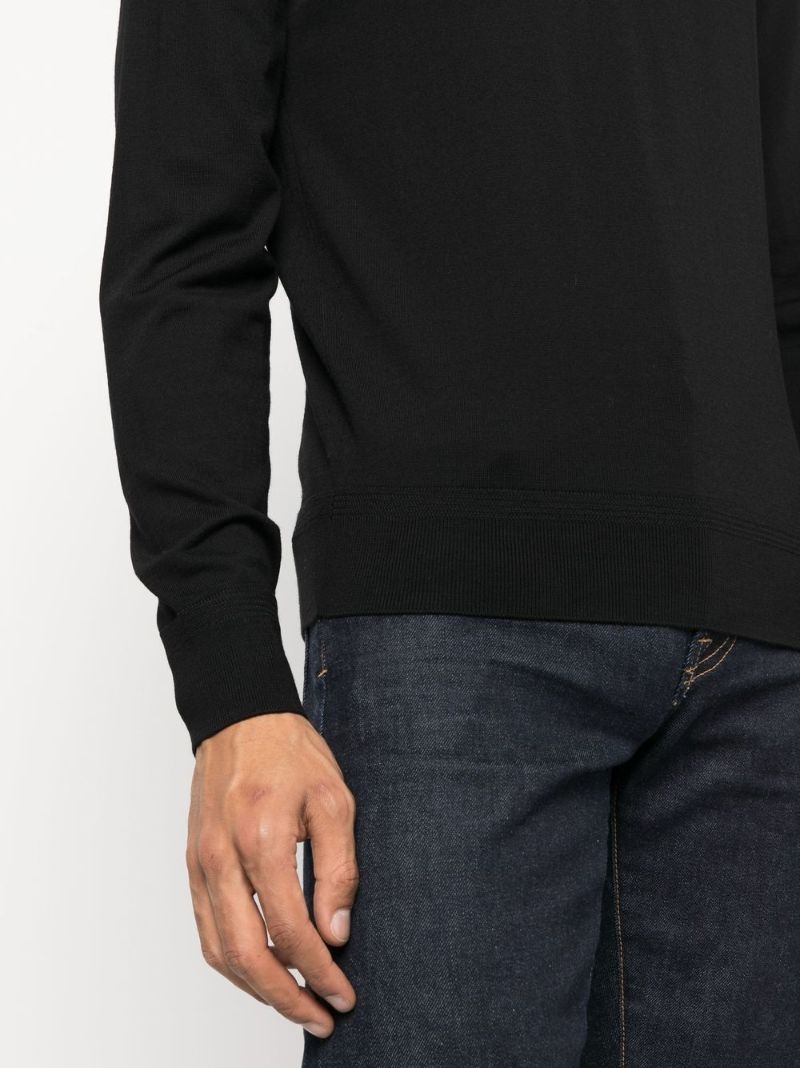 Black Wool Sweater