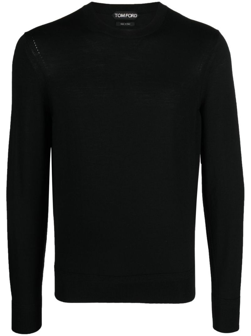 Black Wool Sweater
