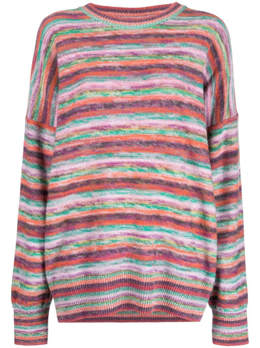 Multicolour Striped Wool Jumper