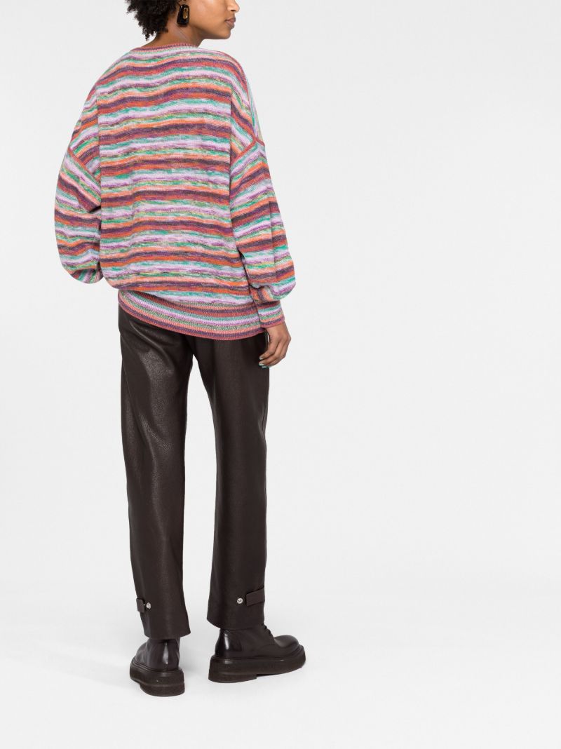 Multicolour Striped Wool Jumper