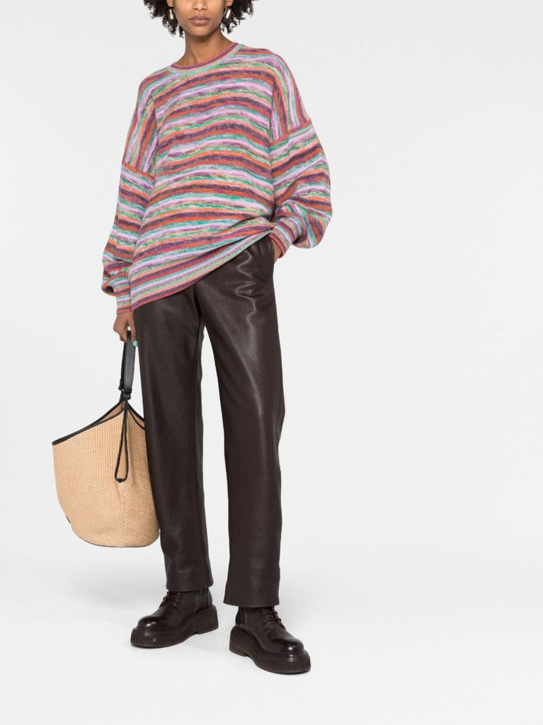 Multicolour Striped Wool Jumper