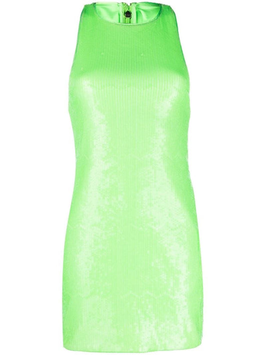 Green Ayley Sequin Mini Dress
