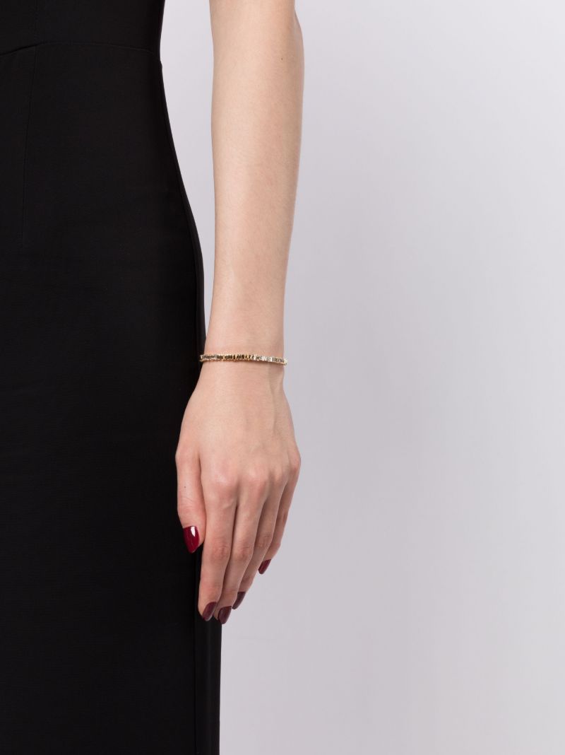 18k Yellow Gold Station Diamond Bracelet