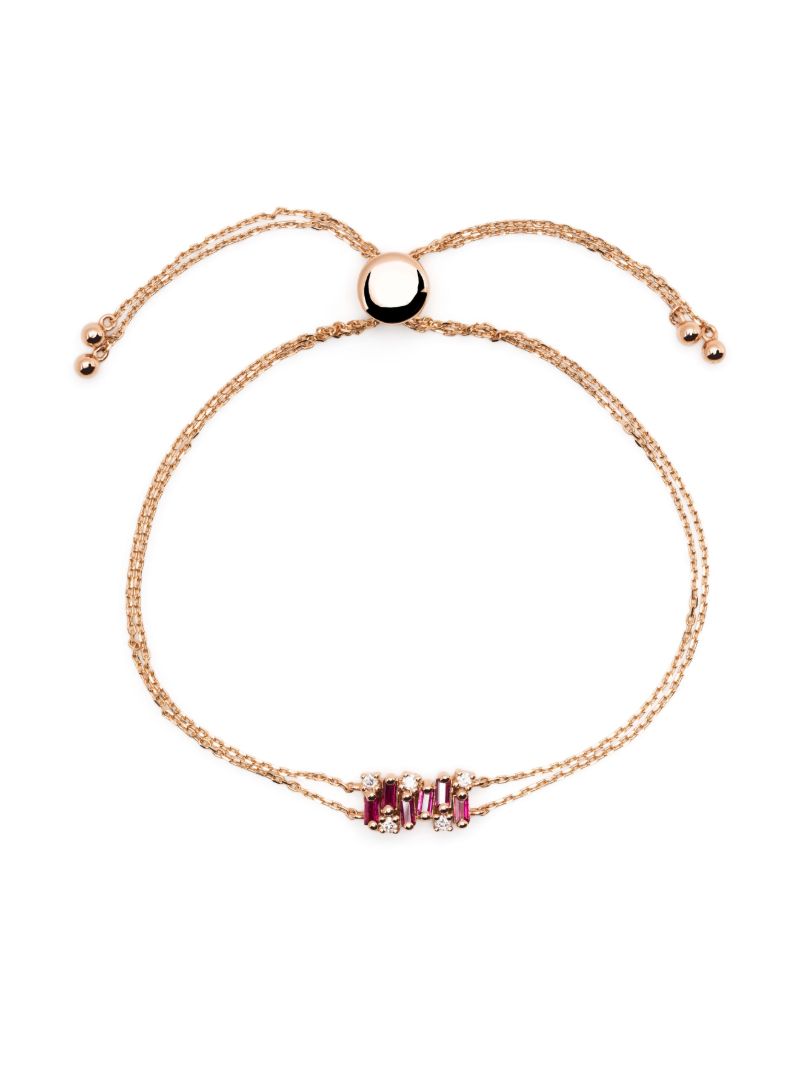 18kt Yellow Gold Shimmer Mini Ruby Bracelet