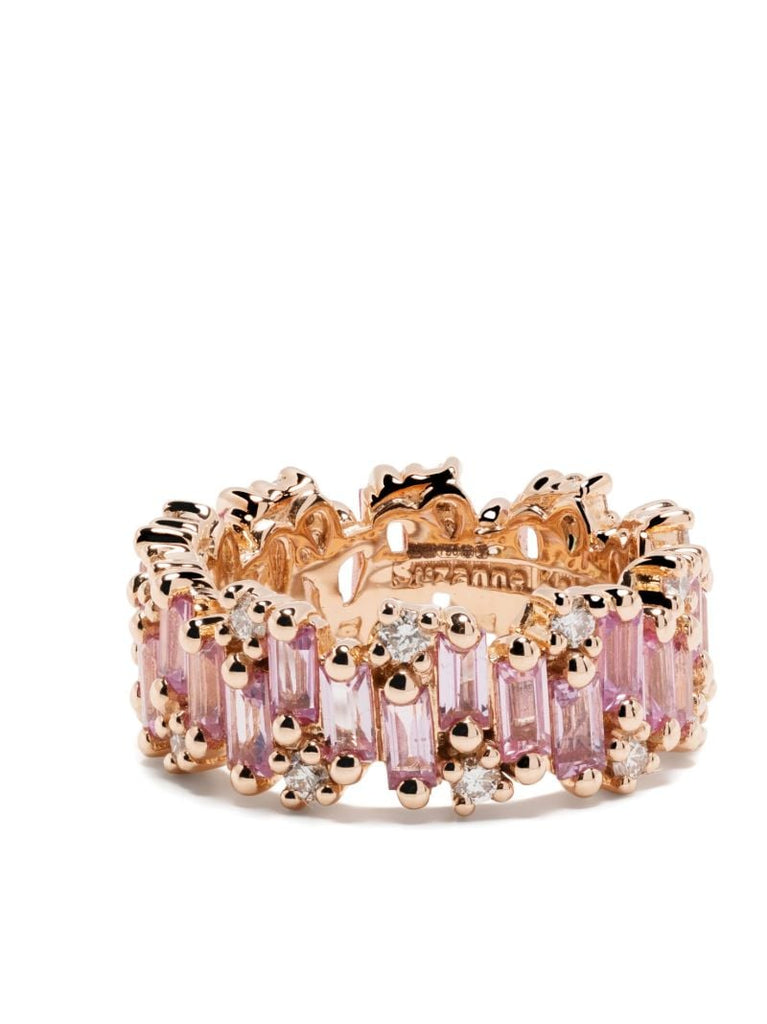 18k Rose Gold Audrey Sapphire and Diamond Ring