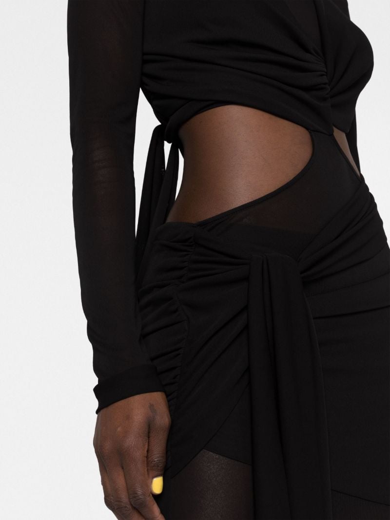 Black Cut-out Maxi Dress