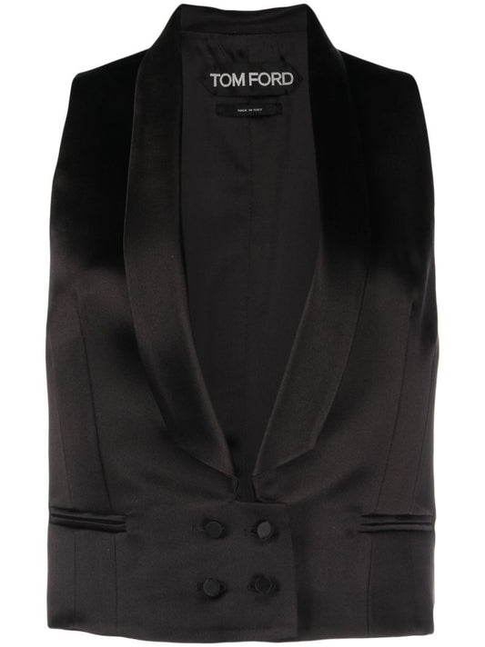 Black Silk Waistcoat