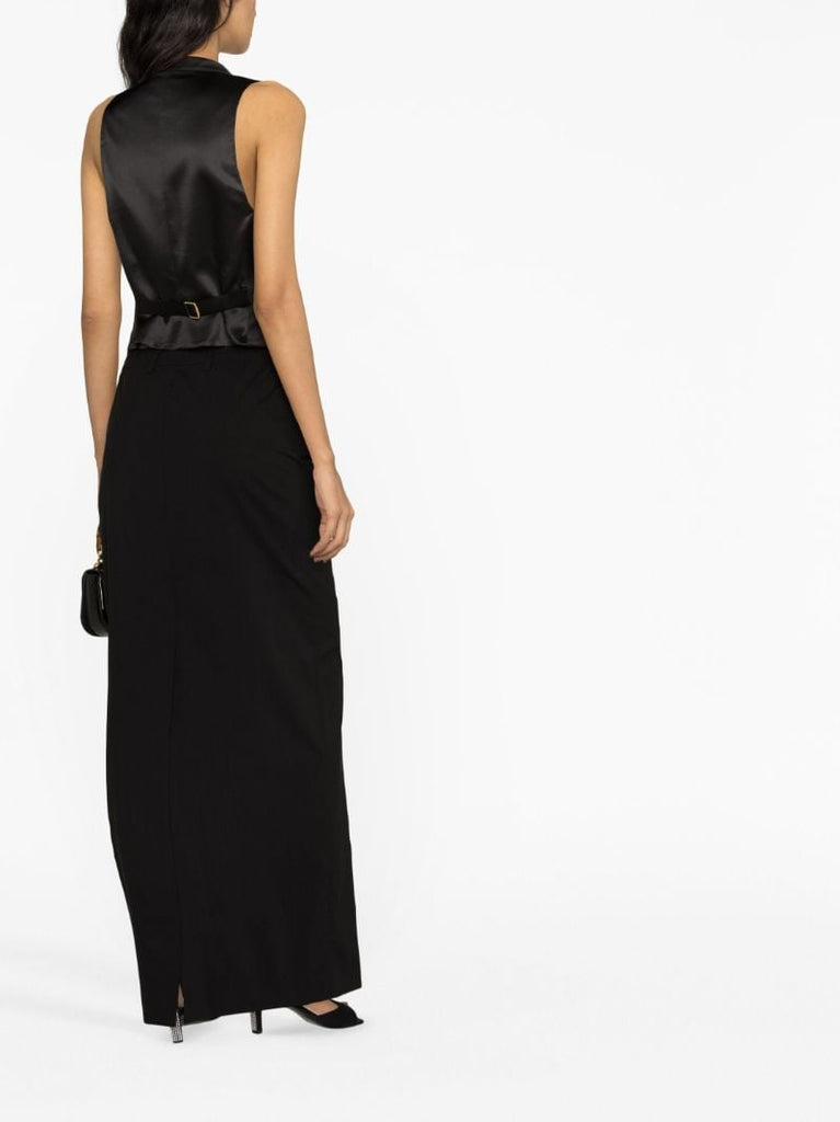 Black Silk Waistcoat