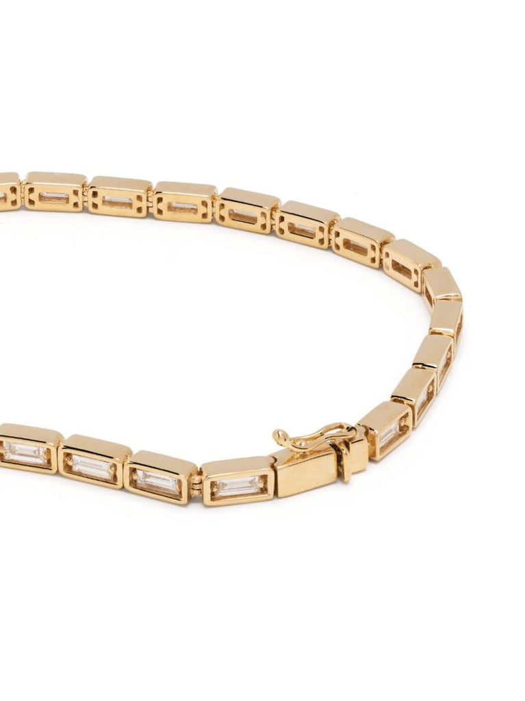 18k Yellow Gold Inlay Diamond Bracelet