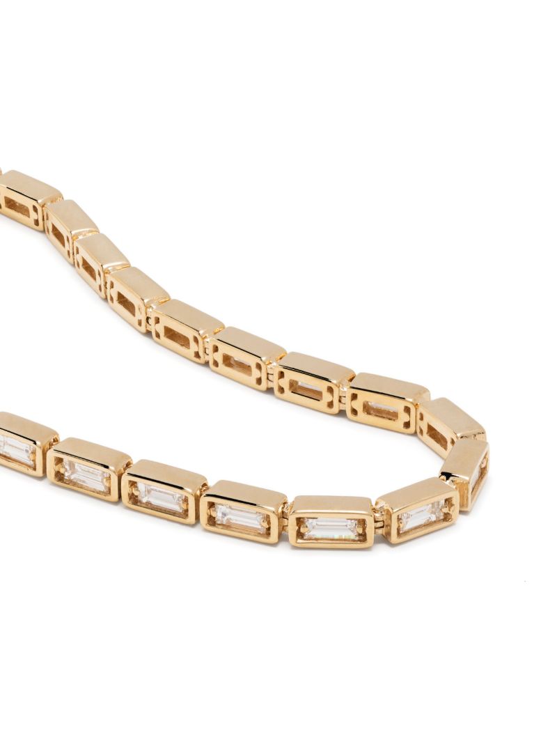 18k Yellow Gold Inlay Diamond Bracelet