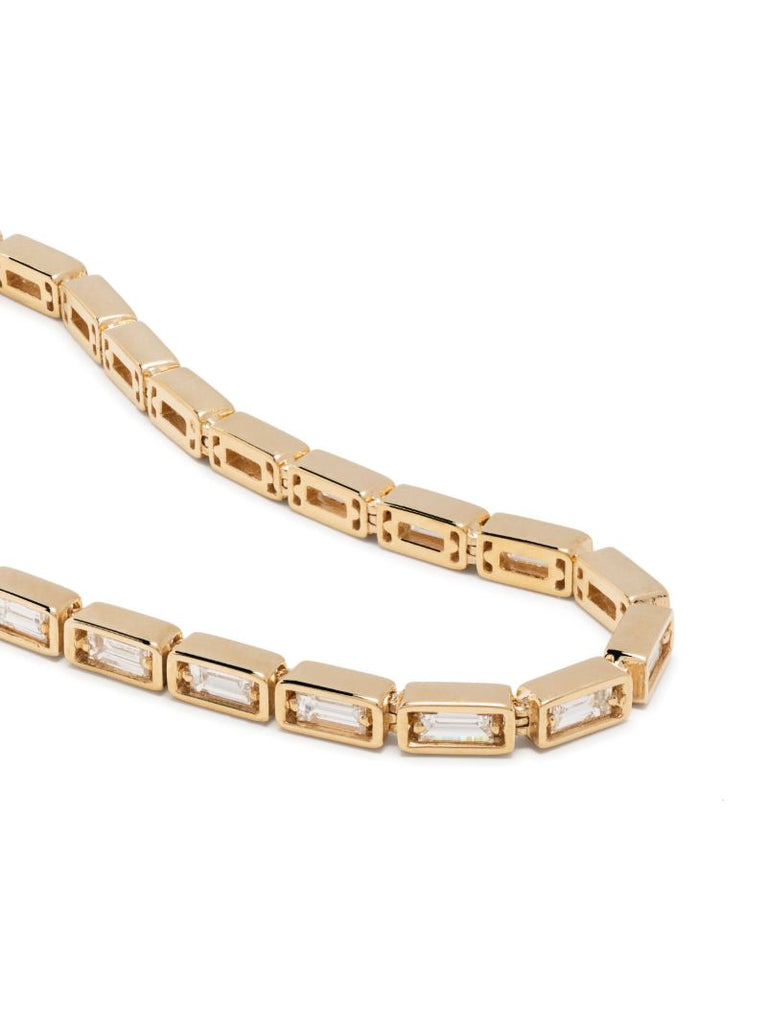 18k Yellow Gold Inlay Diamond Bracelet