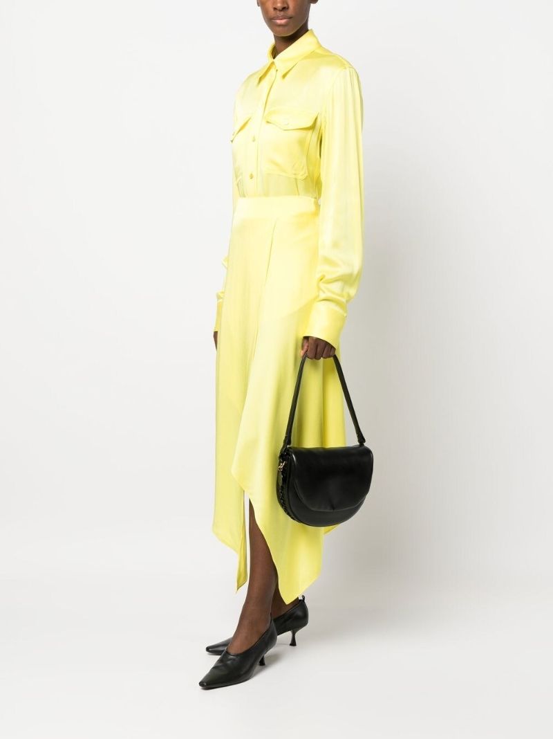 Black Frayme Chain Link Shoulder Bag